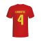 Ivan Rakitic Barcelona Hero T-shirt (red)