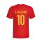 Eden Hazard Belgium Hero T-shirt (red)