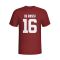 Daniele De Rossi Roma Hero T-shirt (maroon)