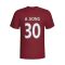 Alex Song West Ham Hero T-shirt (maroon) - Kids