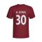 Alex Song West Ham Hero T-shirt (maroon)