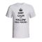 Keep Calm And Follow Real Madrid T-shirt (white)