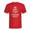 Keep Calm And Follow Sevilla T-shirt (red)