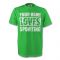 Your Name Loves Sporting T-shirt (green)