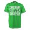 Your Name Loves Sporting T-shirt (green) - Kids