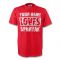 Your Name Loves Spartak T-shirt (red)