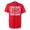 Your Name Loves Your Name T-shirt (red)
