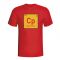 Carlos Puyol Spain Periodic Table T-shirt (red) - Kids