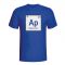 Andrea Pirlo Italy Periodic Table T-shirt (blue)