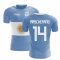 2025-2026 Argentina Flag Concept Football Shirt (Mascherano 14) - Kids