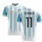 2023-2024 Argentina Home Concept Football Shirt (Di Maria 11) - Kids