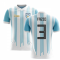 2025-2026 Argentina Home Concept Football Shirt (Fazio 3)