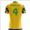 2023-2024 Brazil Home Concept Football Shirt (David Luiz 4) - Kids