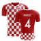 2025-2026 Croatia Flag Concept Football Shirt (Perisic 4)