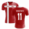 2024-2025 Denmark Flag Concept Football Shirt (Bendtner 11) - Kids