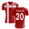 2024-2025 Denmark Flag Concept Football Shirt (Y Poulsen 20)