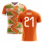 2025-2026 Ivory Coast Home Concept Football Shirt (Eboue 21)