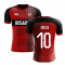 2018-2019 Newells Old Boys Fans Culture Home Concept Shirt (Messi 10) - Kids (Long Sleeve)