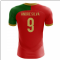 2023-2024 Portugal Flag Home Concept Football Shirt (Andre Silva 9) - Kids