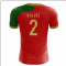2023-2024 Portugal Flag Home Concept Football Shirt (B Alves 2) - Kids