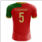 2025-2026 Portugal Flag Home Concept Football Shirt (F.Coentrao 5)