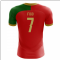 2025-2026 Portugal Flag Home Concept Football Shirt (Figo 7)