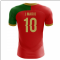2025-2026 Portugal Flag Home Concept Football Shirt (J.Mario 10) - Kids