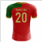 2025-2026 Portugal Flag Home Concept Football Shirt (Quaresma 20)