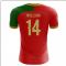 2025-2026 Portugal Flag Home Concept Football Shirt (William 14) - Kids