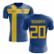 2023-2024 Sweden Flag Concept Football Shirt (Toivonen 20)