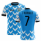 2023-2024 Uruguay Home Concept Football Shirt (C. Rodriguez 7)