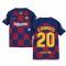 2019-2020 Barcelona Home Nike Shirt (Kids) (S ROBERTO 20)