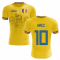 2023-2024 Romania Home Concept Football Shirt (Hagi 10)