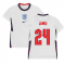 2020-2021 England Home Nike Football Shirt (Kids) (James 24)