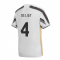 2020-2021 Juventus Adidas Home Football Shirt (DE LIGT 4)