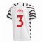 2020-2021 Man Utd Adidas Third Football Shirt (Kids) (EVRA 3)