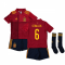 2020-2021 Spain Home Adidas Mini Kit (CEBALLOS 6)