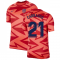 2021-2022 Atletico Madrid Pre-Match Training Shirt (Red) - Kids (CARRASCO 21)