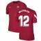 2021-2022 Barcelona Elite Training Shirt (Red) (BRAITHWAITE 12)