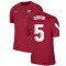 2021-2022 Barcelona Elite Training Shirt (Red) (SERGIO 5)