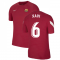 2021-2022 Barcelona Elite Training Shirt (Red) (XAVI 6)