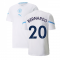 2021-2022 Man City Pre Match Jersey (White) - Kids (BERNARDO 20)