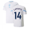 2021-2022 Man City Pre Match Jersey (White) - Kids (LAPORTE 14)