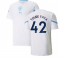 2021-2022 Man City Pre Match Jersey (White) (TOURE YAYA 42)