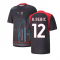 2022-2023 AC Milan Gameday Jersey (Black) (A.REBIC 12)