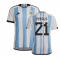 2022-2023 Argentina Home Shirt (DYBALA 21)