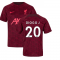 2022-2023 Liverpool Pre-Match Training Shirt (Red) - Kids (DIOGO J 20)