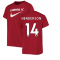 2022-2023 Liverpool Swoosh Tee (Red) (HENDERSON 14)