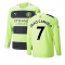 2022-2023 Man City Long Sleeve Third Shirt (JOAO CANCELO 7)