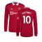 2022-2023 Man Utd Long Sleeve Home Shirt (ROONEY 10)